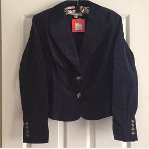 🆕 Isaac Mizrahi Large Blazer ~ Navy Blue